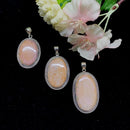 Orange Phosphosiderite Premium Pendants in Silver