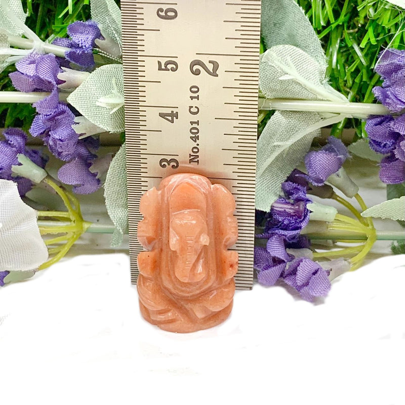 Orange Aventurine Ganesha