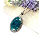 Blue Apatite Silver Pendant Premium Collection (Help in Weight Loss)