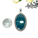 Blue Apatite Silver Pendant Premium Collection (Help in Weight Loss)