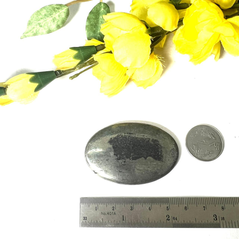 Pyrite Cabochon (Attract Name, Fame and Wealth)