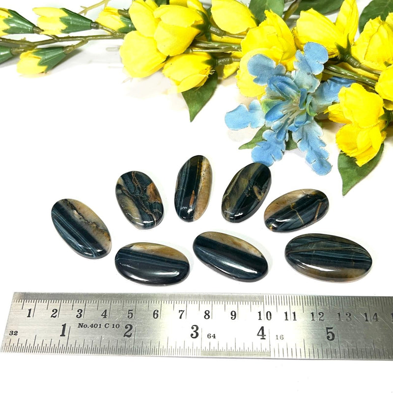 Blue Tiger Eye / Hawks Eye Cabochon