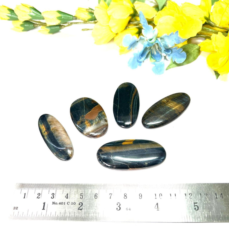 Blue Tiger Eye / Hawks Eye Cabochon