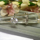 Rose Quartz Adjustable Ring in Silver (for Love and Romance)