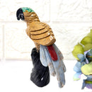 Crystal Parrots on Tall Crystal Logs