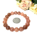 Peach Moonstone Bracelet