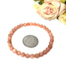 Peach Moonstone Bracelet