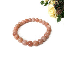 Peach Moonstone Bracelet