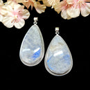 White Moonstone Premium Collection Pendant in Silver (Divine feminine)