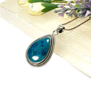 Blue Apatite Silver Pendant Premium Collection (Help in Weight Loss)