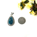 Blue Apatite Silver Pendant Premium Collection (Help in Weight Loss)
