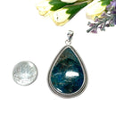 Blue Apatite Silver Pendant Premium Collection (Help in Weight Loss)