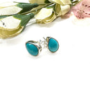 Turquoise Earrings in Silver