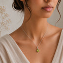 Peridot Pendant in Silver