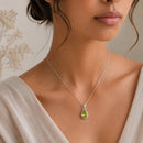 Peridot Pendant in Silver