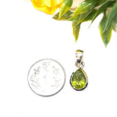 Peridot Pendant in Silver