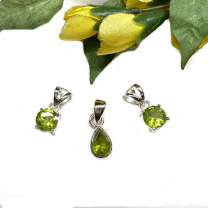 Peridot Pendant in Silver