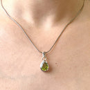 Peridot Pendant in Silver