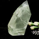 Green Phantom Quartz Free Form with Chlorite