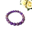 Phosphosiderite Round Bead Bracelet