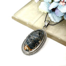 Pietersite Premium Pendant in Silver (Change in Consciouness)