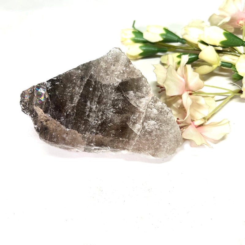 Smokey Quartz One Side Polished Rough (Grounding)