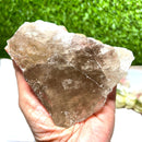 Smoky Quartz One Side Polished Rough (Grounding)