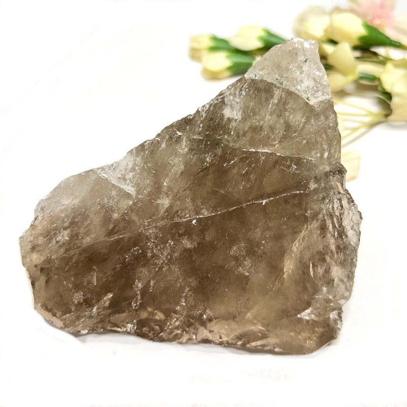 Smokey Quartz One Side Polished Rough (Grounding)