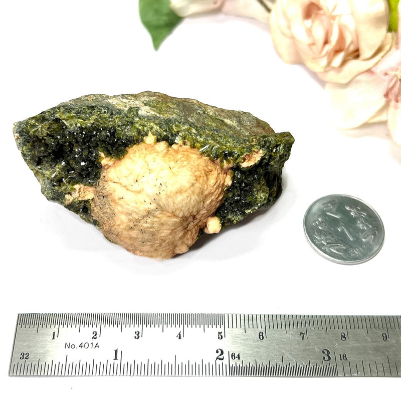 Prehnite and Epidote Mineral Specimen