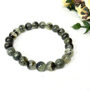 Prehnite Round Bead Bracelet (Release & Letting Go)