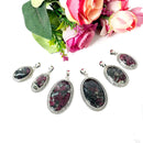Eudialyte Premium Pendants in Silver
