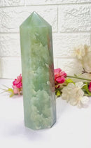Large Green Aventurine Towers (Luck and Abundance)