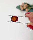 Hessonite Garnet Gem stone / Gomed - Ceylon (Protection & Mental Clarity)