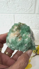Green Fluorite Clusters on Chalcedony(Focus & Decision Making)