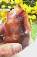 Carnelian Twisted Flames (Energy & Passion)
