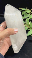 Natural Clear Quartz Double Terminated Lemurian Pointers