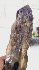 Amethyst Elestial Quartz on a Stand (Meditation and High Vibration)