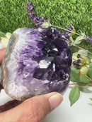 Standing Amethyst Clusters from Uruguay AAA Extra (Very dark Purple)