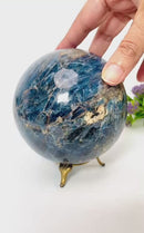 Blue Kyanite Sphere (Communication and Psychic Gifts)