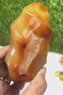 Carnelian Twisted Flames (Energy & Passion)