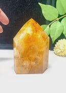 Golden Healer/Hematoid Quartz Towers (Prosperity & Well-Being)