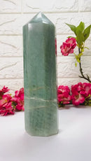 Large Green Aventurine Towers (Luck and Abundance)