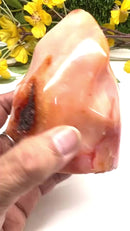 Carnelian Twisted Flames (Energy & Passion)