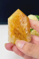 Golden Healer/Hematoid Quartz Towers (Prosperity & Well-Being)