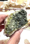 Epidote  on Matrix Specimen from Morocco