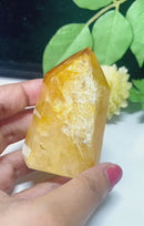 Golden Healer/Hematoid Quartz Towers (Prosperity & Well-Being)