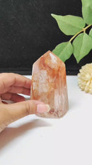 Golden Healer/Hematoid Quartz Towers (Prosperity & Well-Being)
