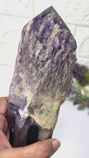 Amethyst Elestial Quartz on a Stand (Meditation and High Vibration)