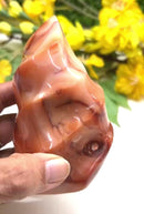 Carnelian Twisted Flames (Energy & Passion)