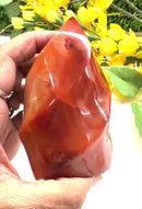 Carnelian Twisted Flames (Energy & Passion)